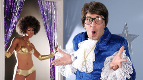 Смотреть межрасовый секс с молоденькой худой негритоской