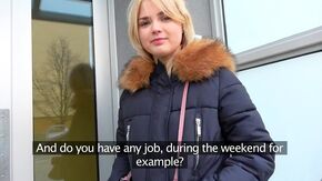 Русский секс с очаровательной молодой блондинкой