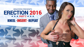 Межрассовый анальный трах в жопу с грудастой красоткой брюнеткой